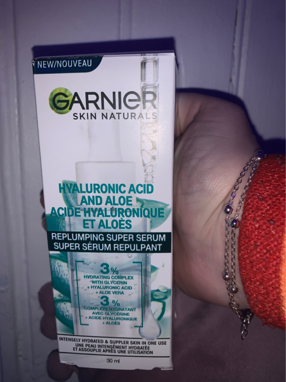 Garnier Skin Naturals Aloe Vera S Rum Pour Le Visage L Acide