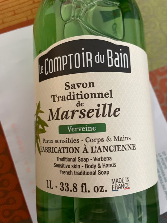 Le Comptoir Du Bain Verveine Savon Traditionnel De Marseille Liquide