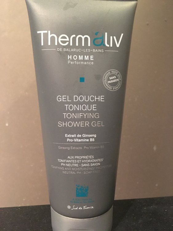 Thermaliv Homme Gel Douche Tonique INCI Beauty