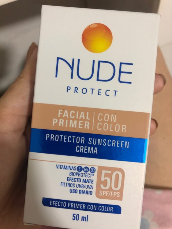 Nude Protect Protector Solar Nude Crema Facial Color Fps Ml