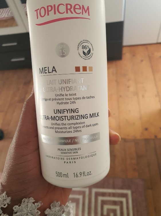 Topicrem Mela Lait Unifiant Spf Ultra Hydratant Ml Inci Beauty