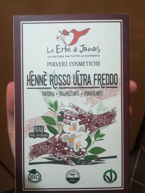 Le Erbe Di Janas Henn Rosso Ultra Freddo G Inci Beauty