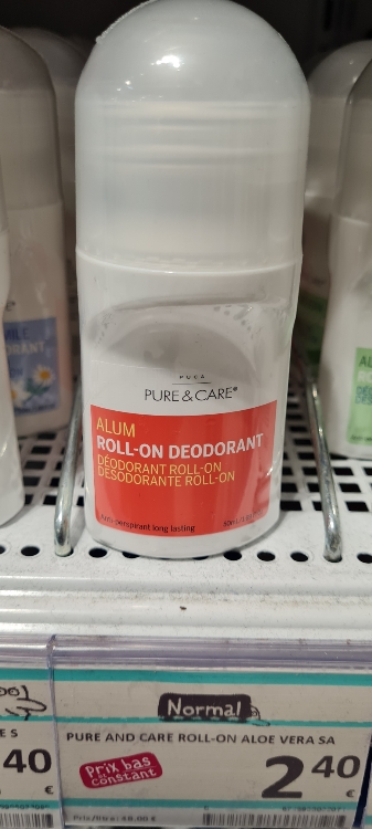 Pure Care Alum Roll On Deodorant INCI Beauty