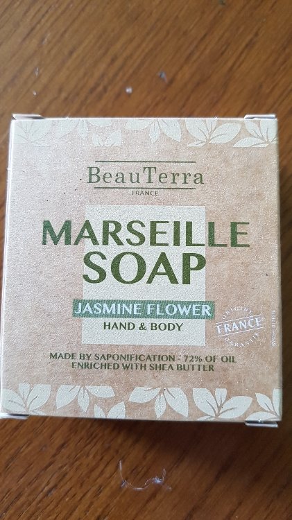 BeauTerra Marseille Soap Jasmine Flower INCI Beauty