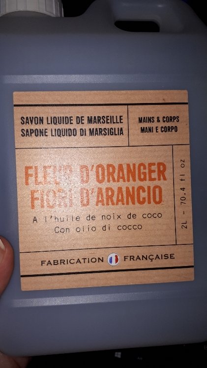 Savon Liquide De Marseille Fleur D Oranger Inci Beauty