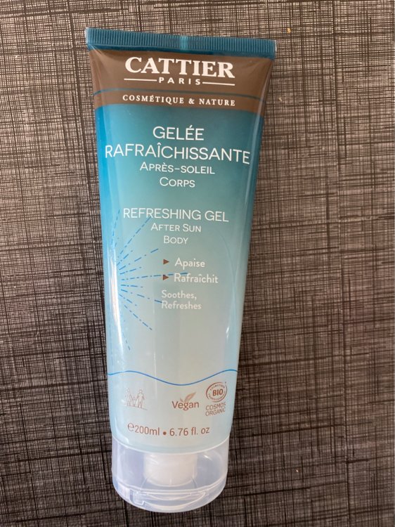 Cattier Gelée Rafraîchissante apaisant Après soleil Corps 200 ml