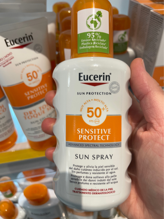 Eucerin Sensitive Protect Sun Spray Spf Ml Inci Beauty