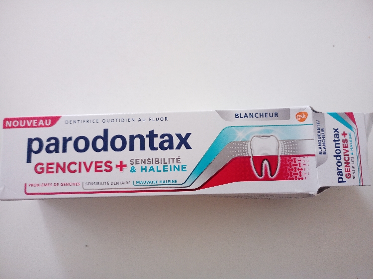 Parodontax Dentifrice Blancheur Gencives Sensibilit Haleine