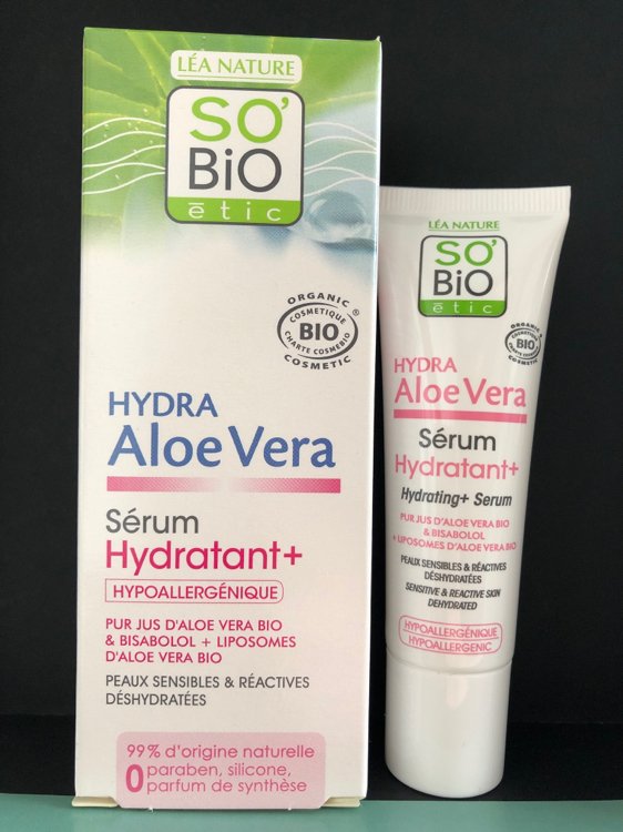 So Bio Étic Hydra Aloe Vera Sérum hydratant INCI Beauty