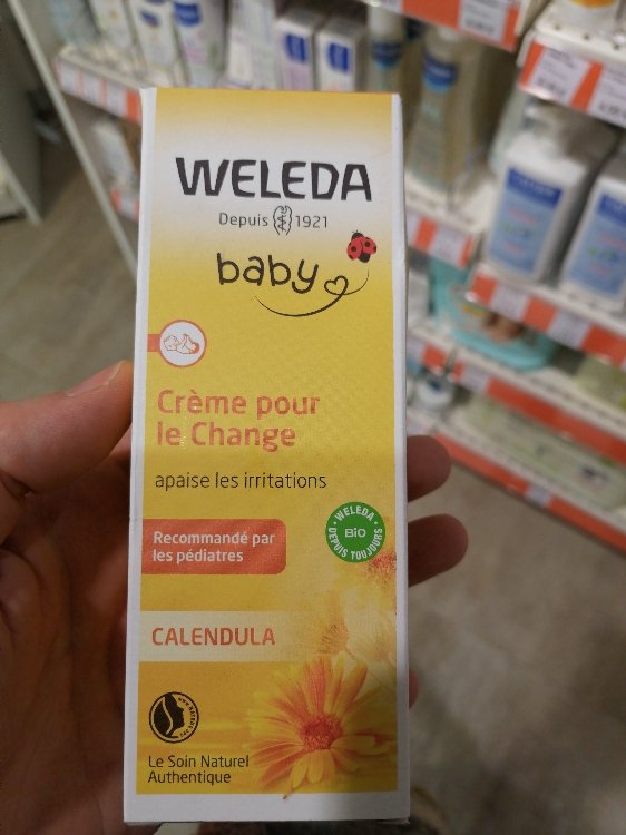 Weleda Duo Crème pour le change bébé Calendula INCI Beauty