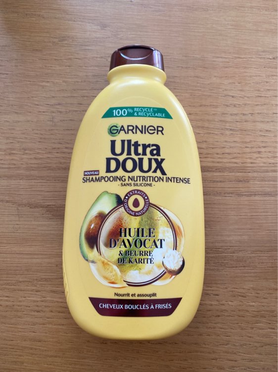 Garnier Ultra Doux Crème de Soin Nutrition Intense sans Rinçage à l'Huile  d'Avocat et Beurre de Karité (Cheveux Très Secs ou Frisés) - 200 ml - INCI  Beauty
