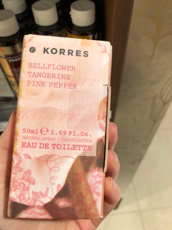korres bellflower tangerine pink pepper