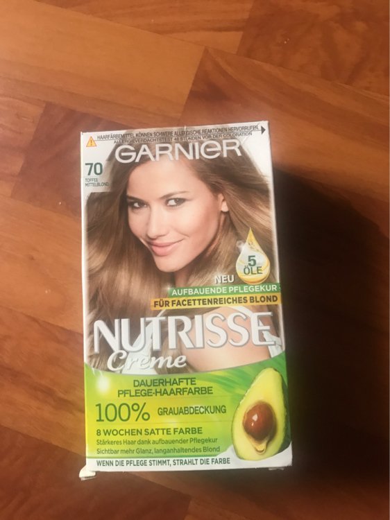 Garnier Nutrisse Creme 70 Toffee Mittelblond - INCI Beauty