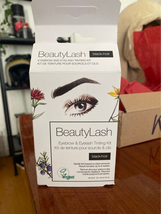 Vegan eyelash & eyebrow tinting kit Black BeautyLash