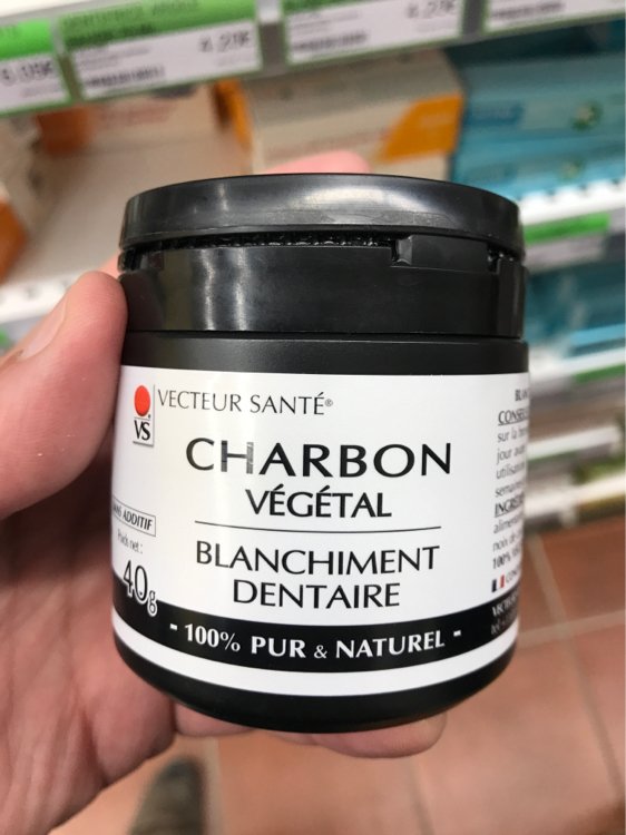 Vecteur santé Charbon végétal blanchiment dentaire - INCI Beauty