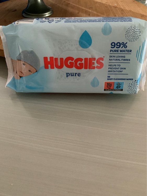 HUGGIES PURE , 56 lingettes