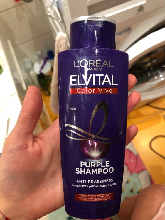 utilgivelig Opgive Traktor L'Oréal Elvital Color Vive Purple Shampoo Anti-brassiness - 200 ml - INCI  Beauty