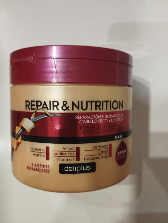 Deliplus Repair Nutrition Reparación hidratación cabello seco y dañado - INCI Beauty