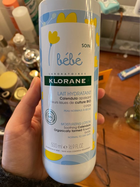 Klorane Lait hydratant pour bébé - INCI Beauty