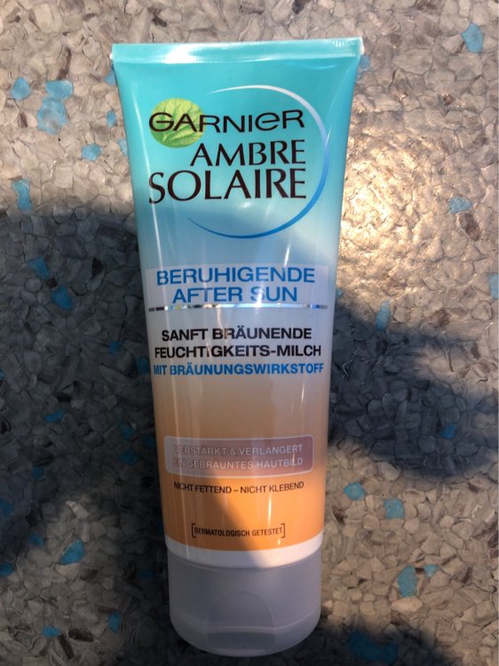 Garnier Ambre Sun Milch Solaire - 200 Beruhigende Feuchtigkeits- After Sanft Bräunende INCI Beauty - ml