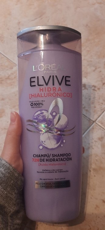 L'Oréal Elvive Hidra Hialurónico Champú 72h de Hidratación 370 ml - INCI  Beauty
