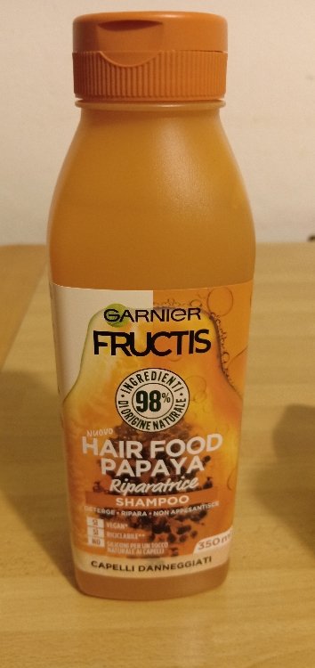 Garnier Fructis Hair Food Shampoo Papaya 350 Ml Inci Beauty