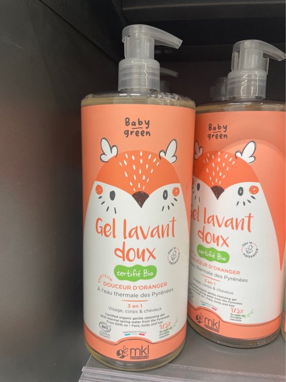 Carrefour Gel Lavant Baby Bio corps et cheveux, ne pique pas les yeux sans  parfum - Calendula - INCI Beauty