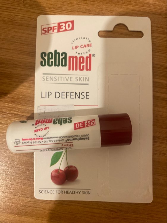 sebamed lip defense cherry spf 30