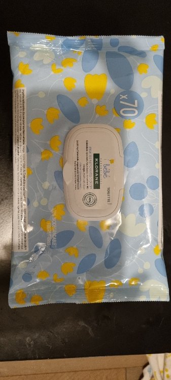 Klorane Bebe Lingettes Nettoyantes Douces X70 Inci Beauty