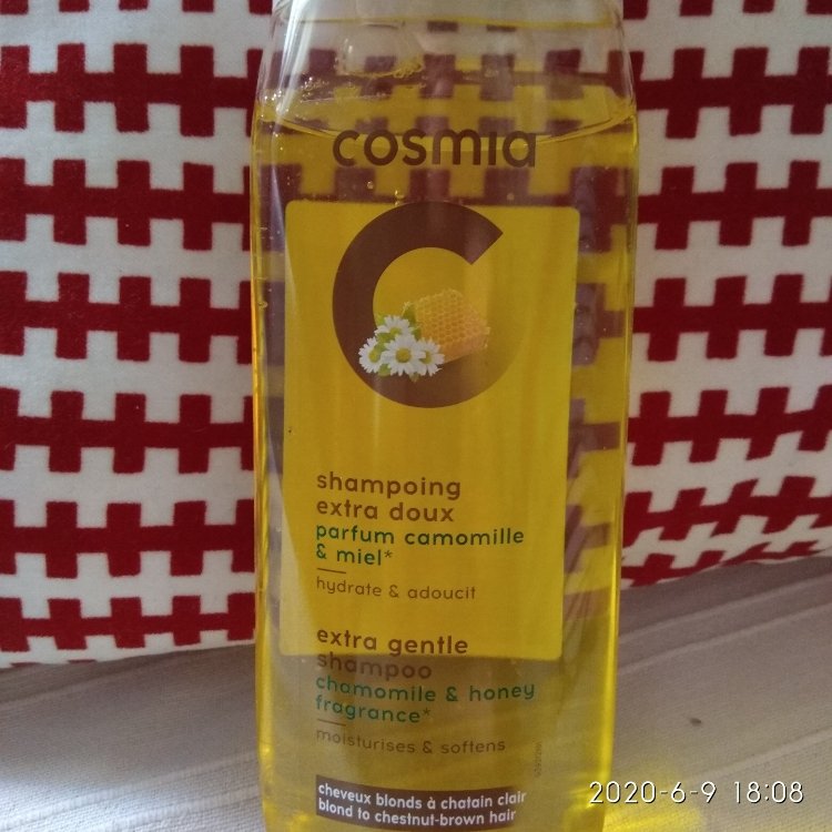 Cosmia Shampoing Extra Doux Parfum Camomille Miel Cheveux Blonds A Chatain Clair Inci Beauty