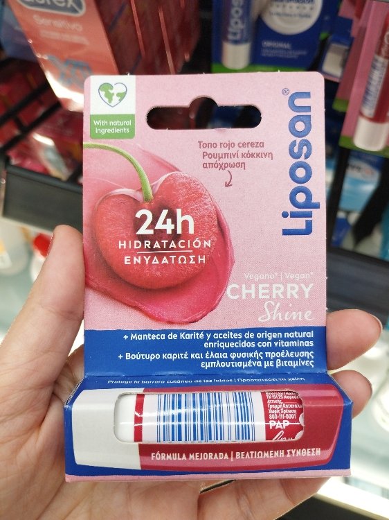 Liposan Cherry Shine Lip Balm - 4.8 g - INCI Beauty