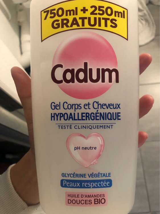 Cadum Gel Corps et Cheveux Hypoallergénique - 750 ml - INCI Beauty