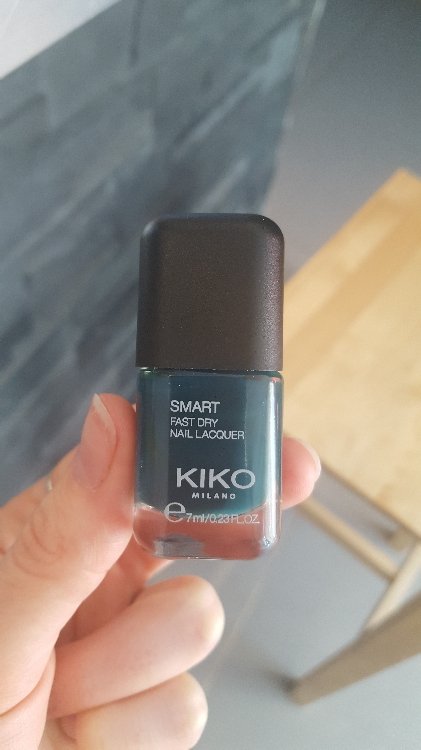 Kiko Smart Fast Dry Nail Lacquer Emerald Inci Beauty