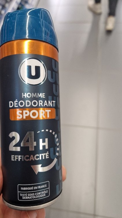 By U Homme Déodorant Sport 24h Efficacité - INCI Beauty