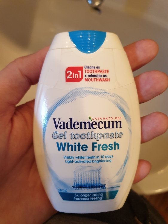 vademecum gel toothpaste white fresh