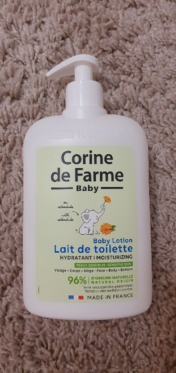 Corine de Farme Babe Lotion - Lait de toilette à l'extrait de calendula  pour visage et corps