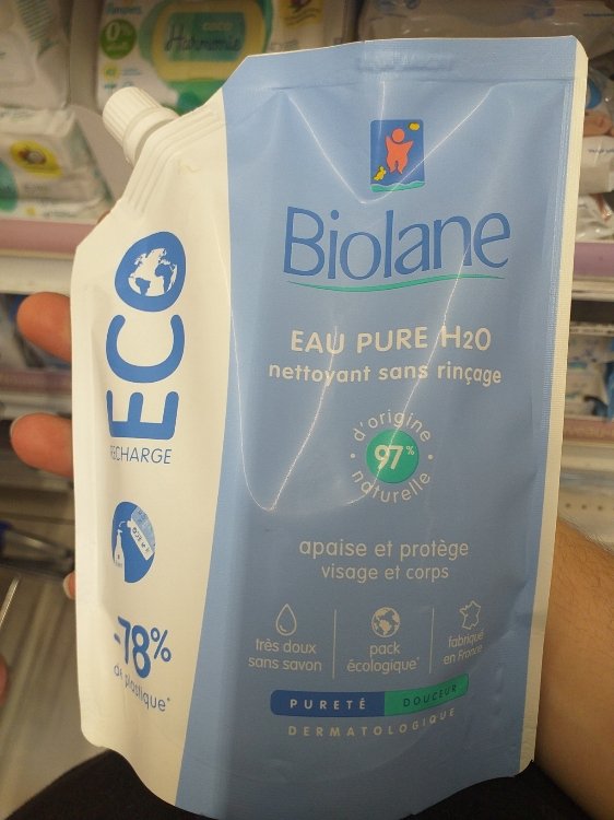 Biolane Eau pure H2O - nettoyant sans rinçage 400 ml - INCI Beauty