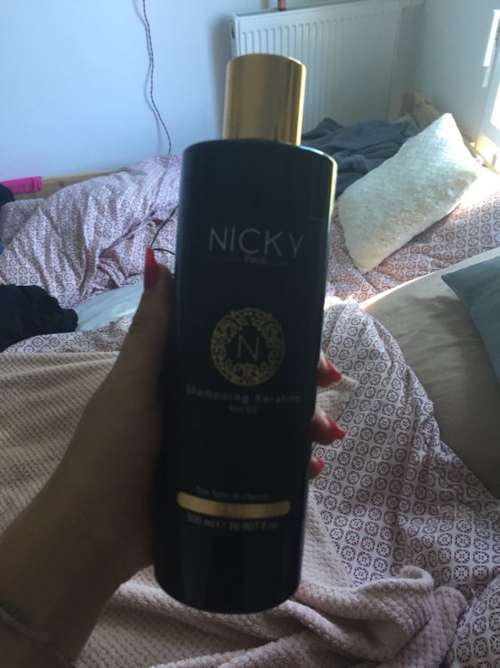 Nicky paris shampoing kératine tous types de cheveux 500 ml - inci beauty