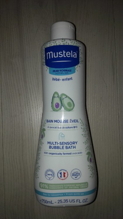 Mustela Bain Mousse Eveil A L Avocat Bio 750 Ml Inci Beauty