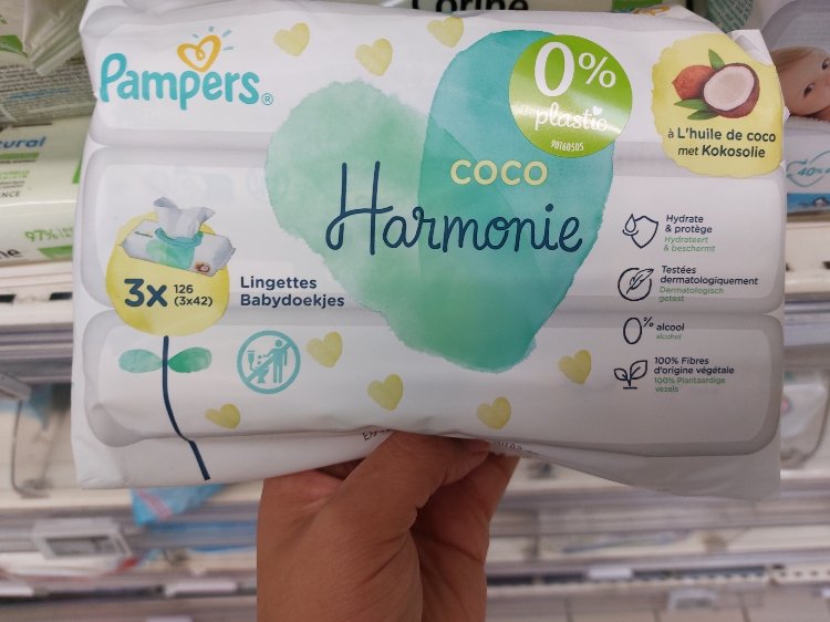 Pampers Coco harmonie - Lingettes pack de 3 - INCI Beauty