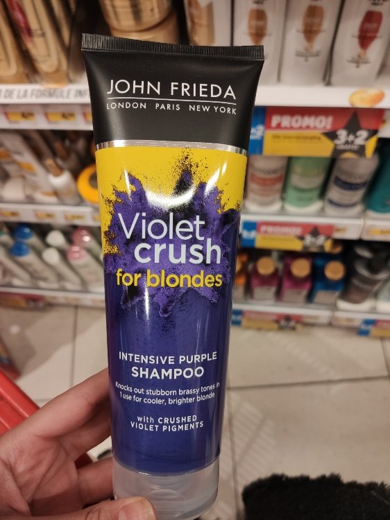 hældning Universel lager John Frieda Violet Crush for Blonde Intensive Purple Shampoo - 250 ml -  INCI Beauty