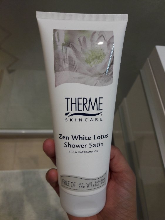 Automatisch wet werkwoord Therme Zen White Lotus Shower Satin - INCI Beauty