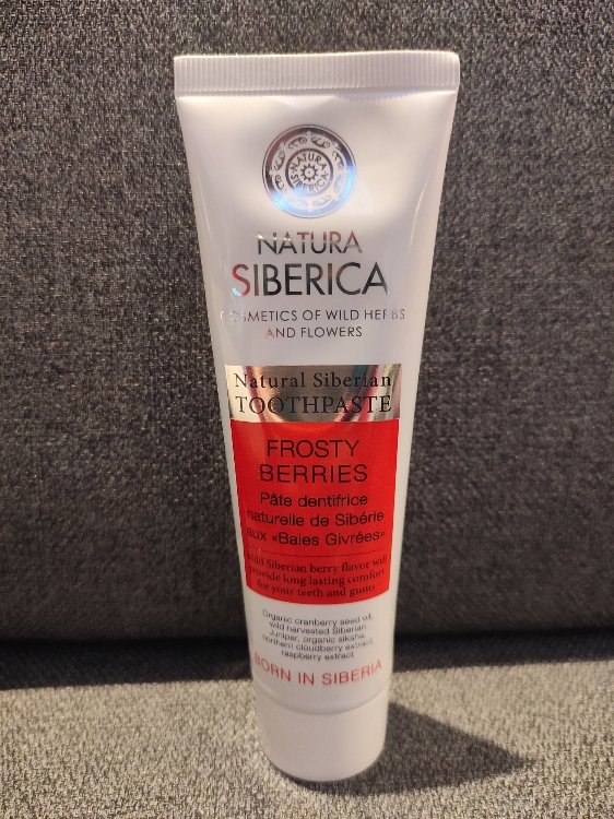 natura siberica frosty berries toothpaste