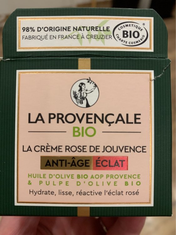 La Provençale La Crème Rose de Jouvence bio Anti-Age Eclat hydrate et  lisse, huile et pulpe d'olive - 50 ml - INCI Beauty