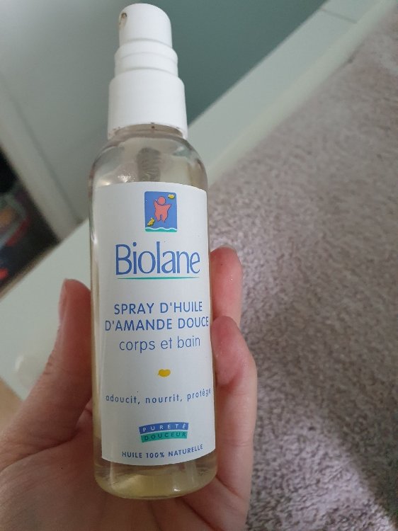 Biolane Spray D Huile D Amande Douce Corps Et Bain Adoucit Nourrit Protege Inci Beauty