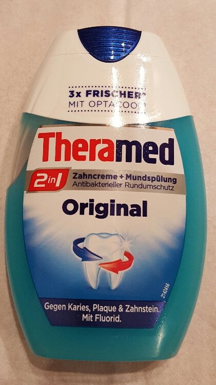 Theramed Original - 2 in 1 Zahncreme + Mundspülung - INCI Beauty