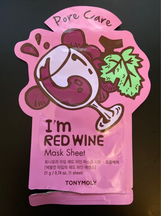 Tonymoly I'M Red Wine Sheet Mask 21 g INCI Beauty