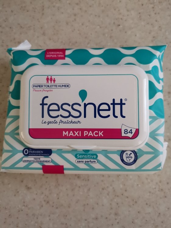 Fess'Nett Papier Toilette Humide - Maxi Pack x84 - INCI Beauty