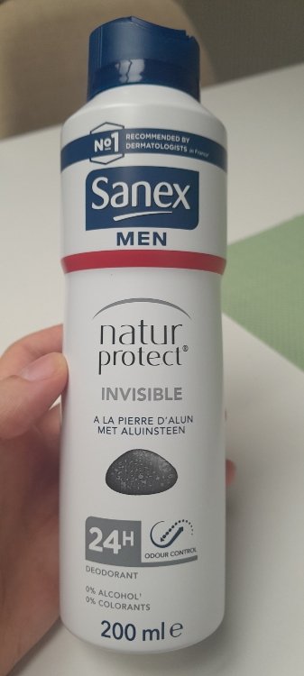 Sanex Men Natur Protect 0% 48h - Déodorant atomiseur 200ml - INCI