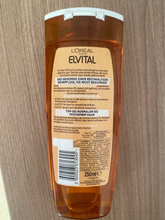L'Oréal Elvital ÖL - Shampoo Coco ml - INCI Beauty